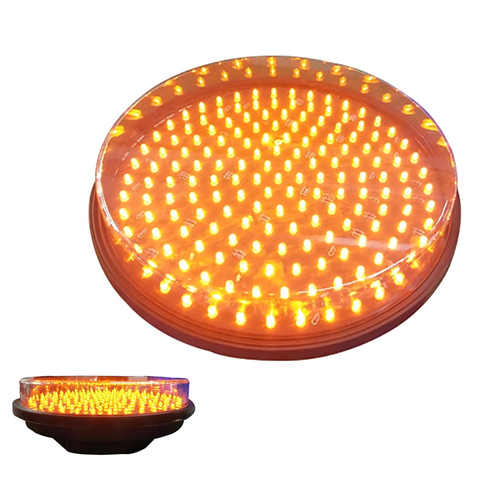 Señal de tráfico, semáforo Tricolor de 300 mm - Rojo-Amarillo-Verde, Repuesto Industrial, señales de tráfico Impermeables IP65 para Coches y peatones, luz de Advertencia indicadora de Muelle