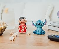Vista 7 de Disney Lilo & Stitch - Juego de 2 saleros y pimenteros de cerámica, recipientes dispensadores de especias