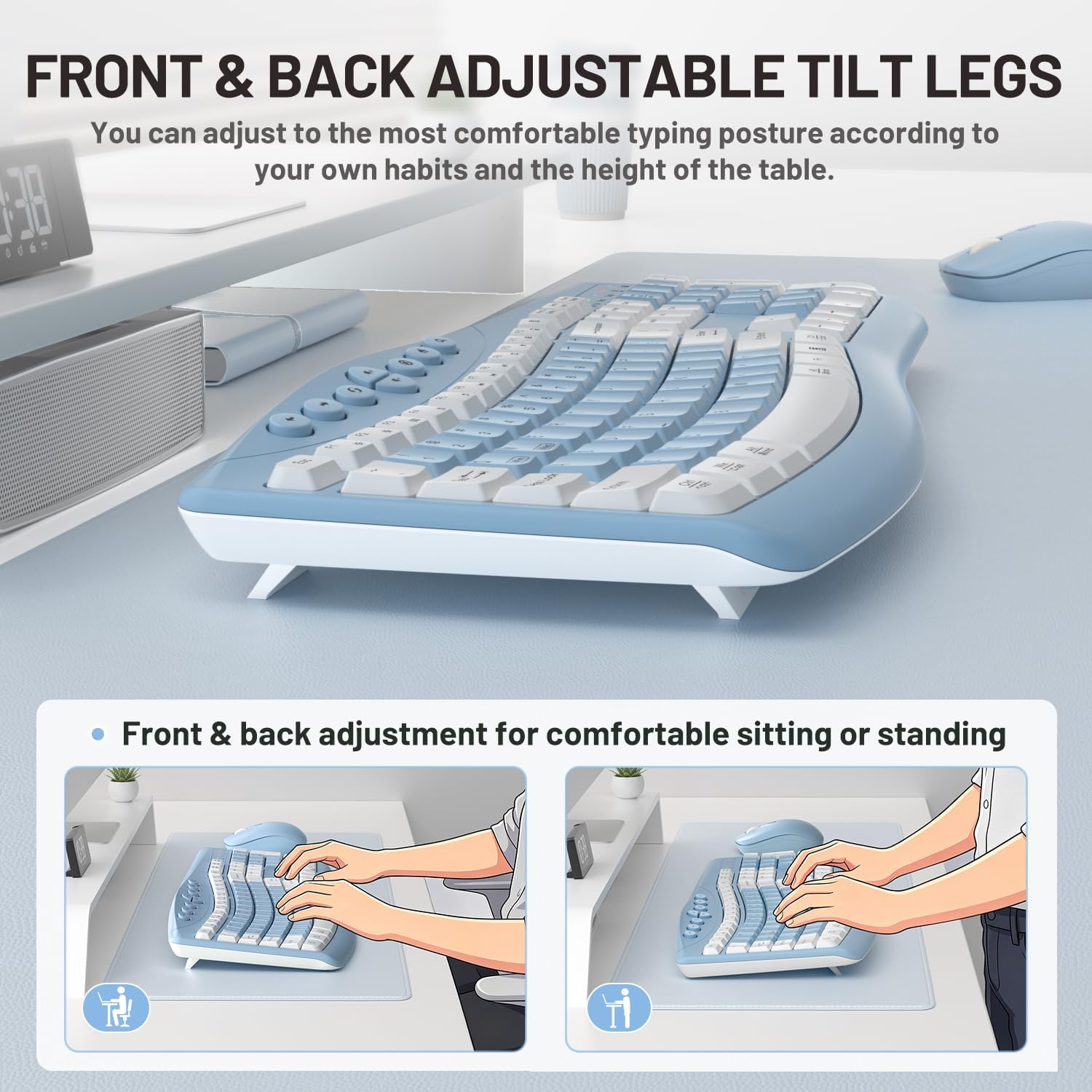 Wireless Keyboard and Mouse Combo Silent for Office,Ergonomic Curved Design 6 71mcL0VlvML. AC SL1500