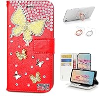 Vista 1 de STENES Bling - Funda de piel con soporte para anillos, diseño 3D hecho a mano, 2 unidades, SBLDwRSSeries-18