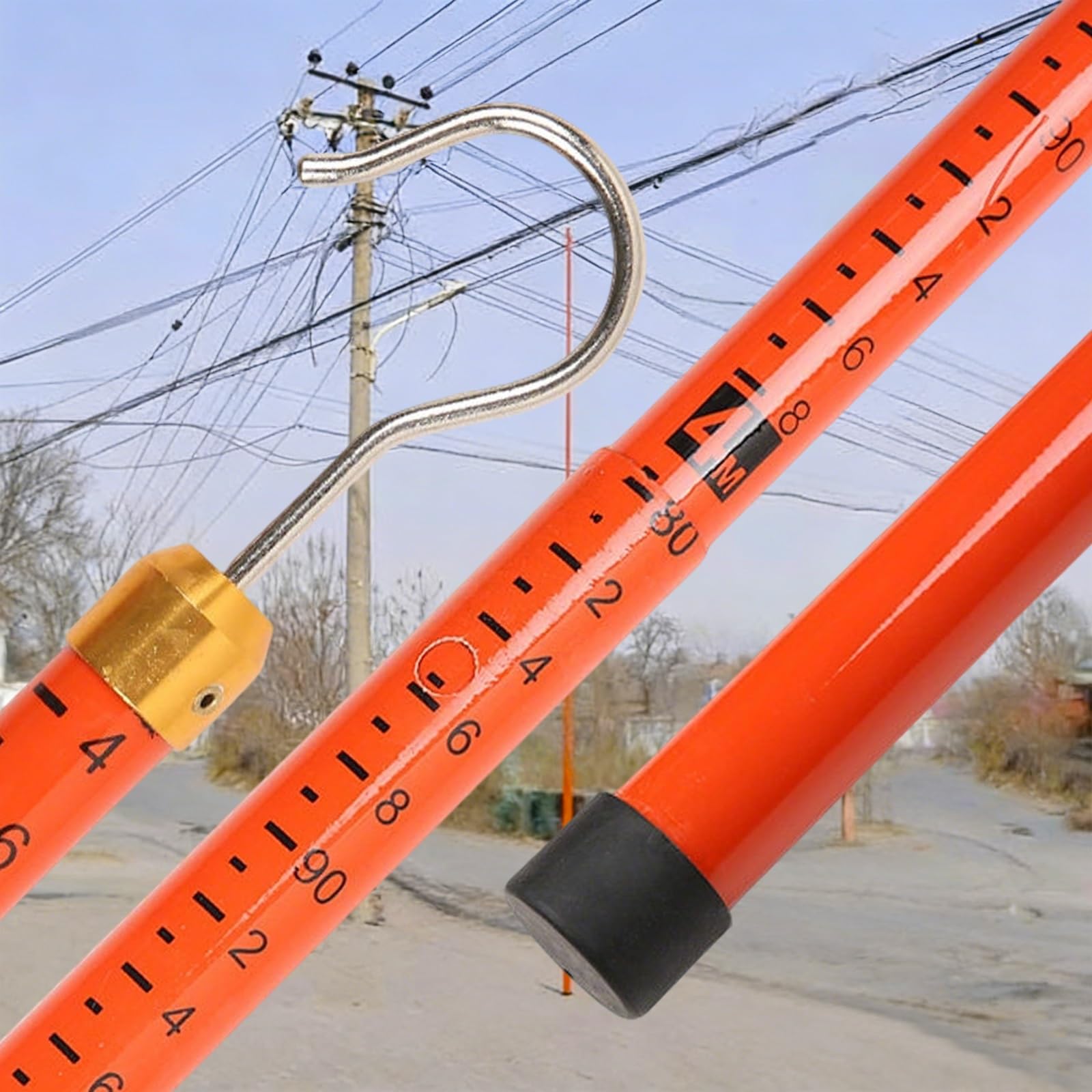 Perche de mesure Teles 10m pour mesurer sans échelle les grandes hauteurs