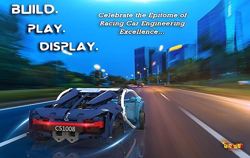 Miniatura 8 de Toti Royal Juguetes de construcción de vástago para niños de 8 a 12 a 419 piezas kit de construcción de automóvil con control remoto para niños y