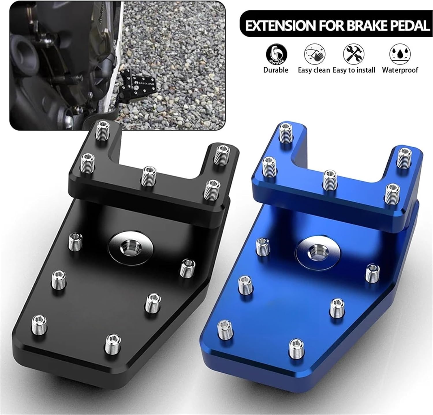 Brake Lever Pedal Extension Plate Compatible With Tenere700 Tenere 700 XTZ 700 XTZ700 Tenere 700 Rally Edition Tenere 700 World Raid 2019-2024