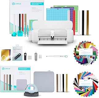 LOKLiK Design Bundle: lanza tu marca con la mini prensa de calor y la máquina de corte iCraft. Personalice Telas, Objeto y Textiles Como Camisetas, Bolsas, Tazas y Sweater