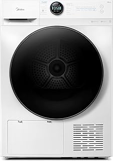 Midea MD20EH100WB-A3 Wärmepumpentrockner/ 10 kg/EEK A+++ / UV Hygience/Knitterschutz/Sanfte Pflege/Auto Dry/Wollpflege/Auffrischen/Fernsteuerung/Startzeitvorwahl/Weiß