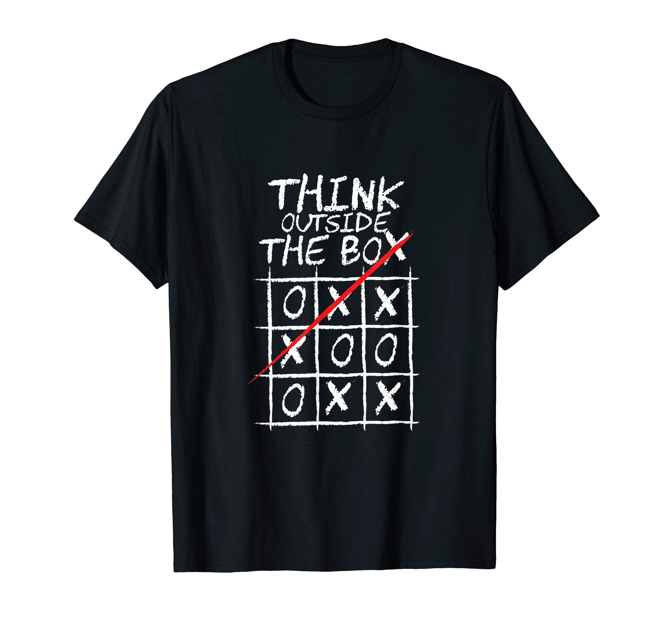 Think Outside The Box Gift Nerd Teacher Clever Smart T-Shirt