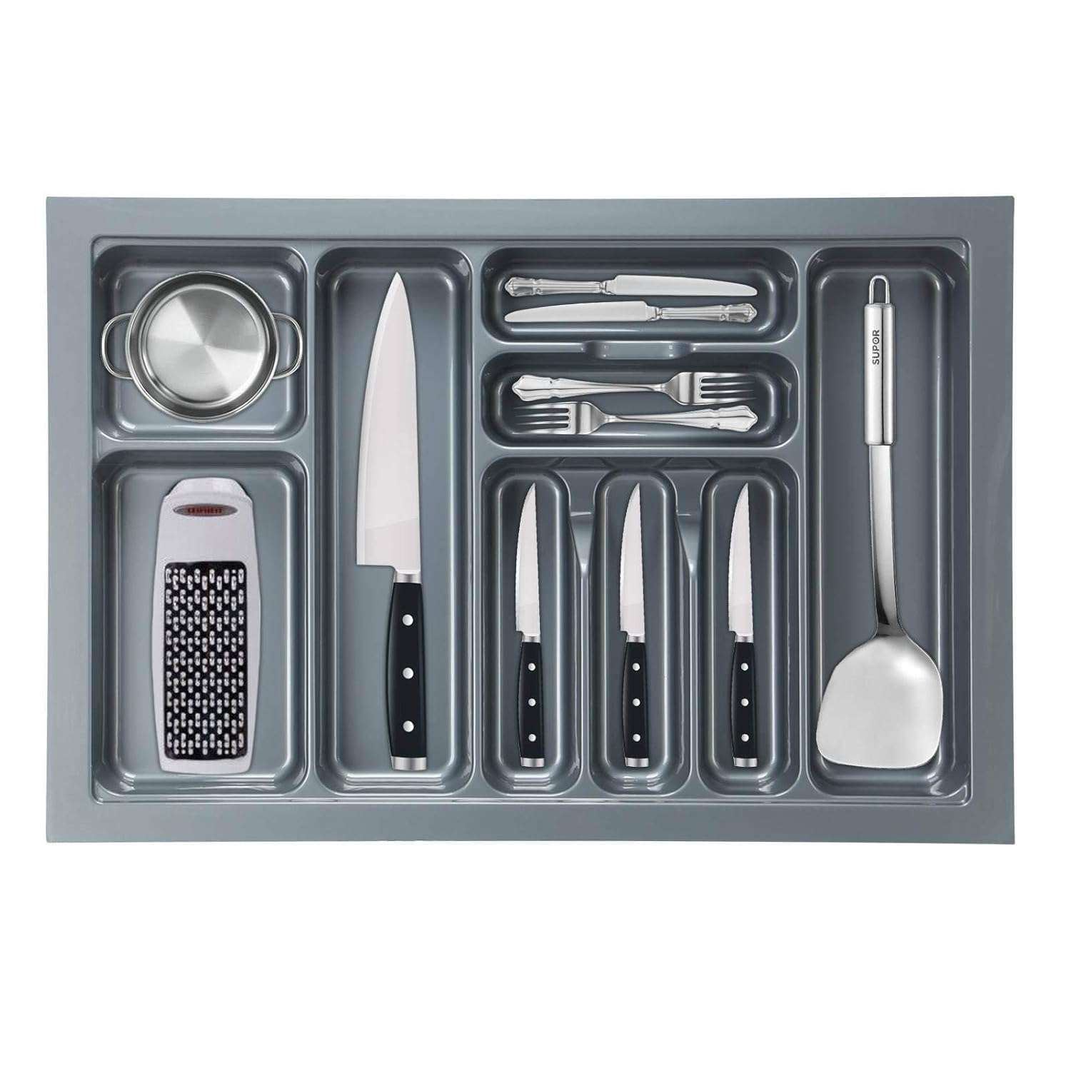 SmartSlide Cutlery tray for Kitchen Drawer / Cutlery Cosmetic