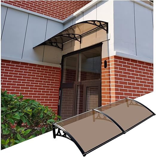 Amazon Co Jp Liangjun 屋根庇 ひさし雨よけ 住宅用ひさし パティオ日除けそしてキャノピー テラス Uv 雨 雪 保護 屋根ふき キャノピー 拡張可能 屋外 正面玄関 入り口 パティオ カバー カスタムサイズ サイズ 240cm X 60cm Diy 工具 ガーデン