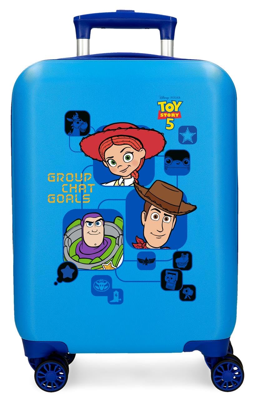 Joumma Disney Toy Story Walizka kabinowa niebieska 33 x 50 x 20 cm sztywne zapięcie szyfrowe z boku ABS 28L 2,2 kg 4 podwójne koła bagaż podręczny