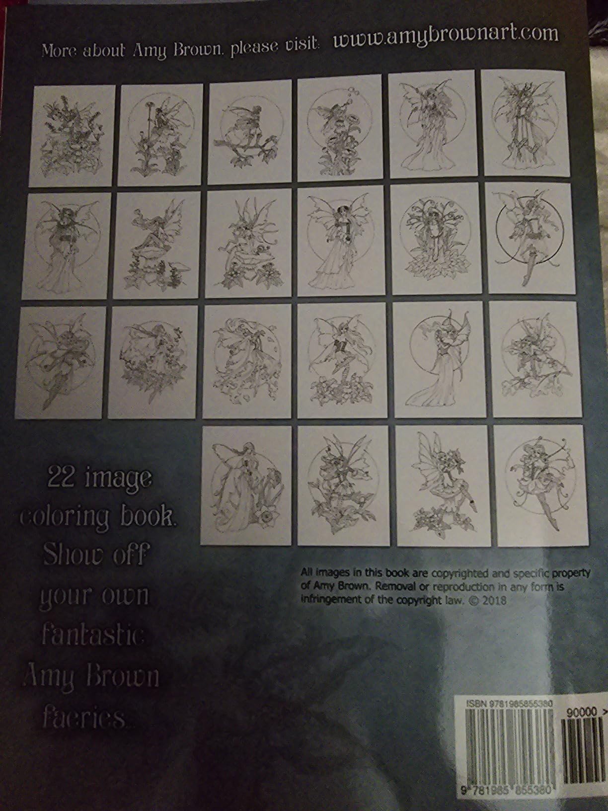 Amy Brown Faeries Coloring Book 4: Brown, Amy: 9781985855380: Amazon ...