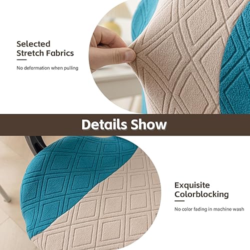 Miniatura 4 de Fundas para sillas de videojuegos, fundas para escritorio de oficina y sillas de computadora con fundas para reposabrazos, protector elástico con