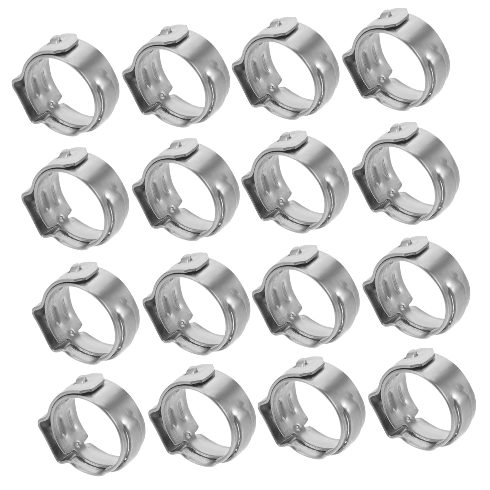 NUOBESTY 5 ensembles Collier De Serrage En Acier Inoxydable Bague De Serrage Pex Collier De Serrage Pour Tuyau Pex Bagues De Sertissage En Acier Inoxydable Colliers De 50 pièces * 5