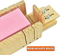 Vista 7 de Artcome Kit de moldes de corte para hacer jabón de pan, juego de moldes de jabón de madera ajustable multifunción - Juego de moldes rectangulares