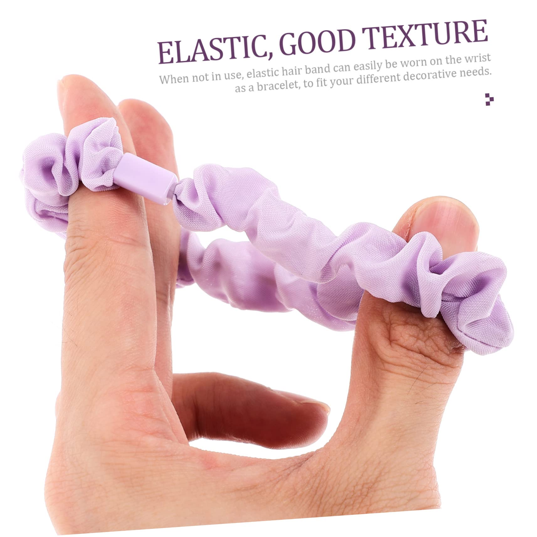 FRCOLOR 5 Juegos De Coleteros Elásticos Sin Costuras Para Niña Accesorios Para El Cabello 12 Unidades X 5