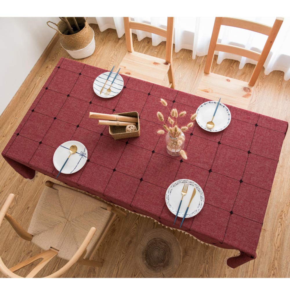 Nappes anti-usure : protégez votre table avec ce modèle rouge moderne