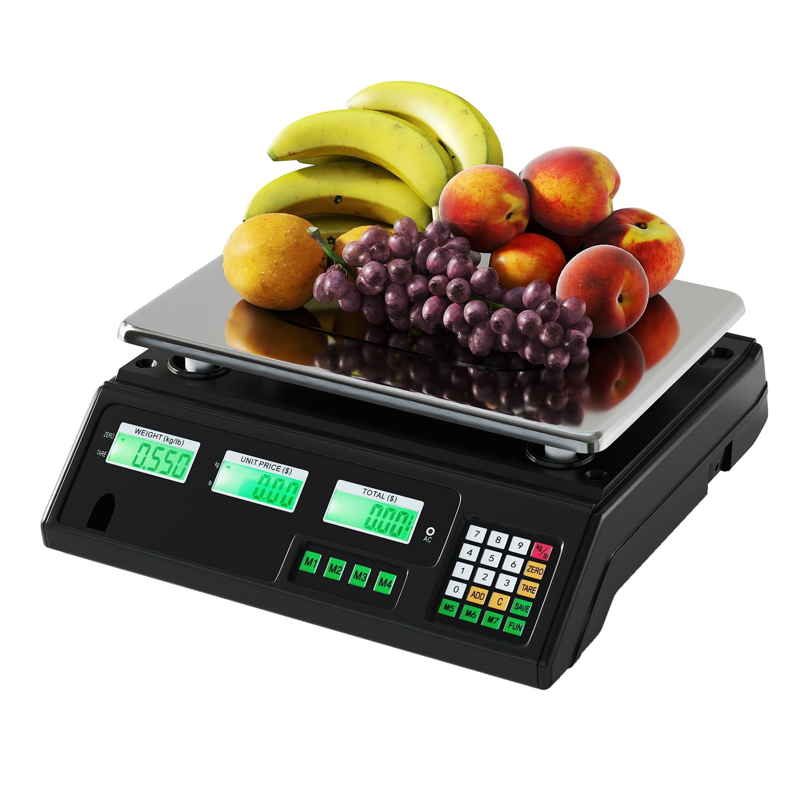 COSTWAY Balance de Cuisine Professionnelle 40 kg | LCD Balances Alimentaire, Comptant les Échelles, Balance Électronique de Cuisine, pour Restaurant, Traiteurs, Commerces