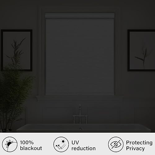 Miniatura 4 de Boolegon Persianas enrollables opacas para ventana, oscurecimiento de la habitación, con protección UV, aislamiento térmico, persianas abatibles