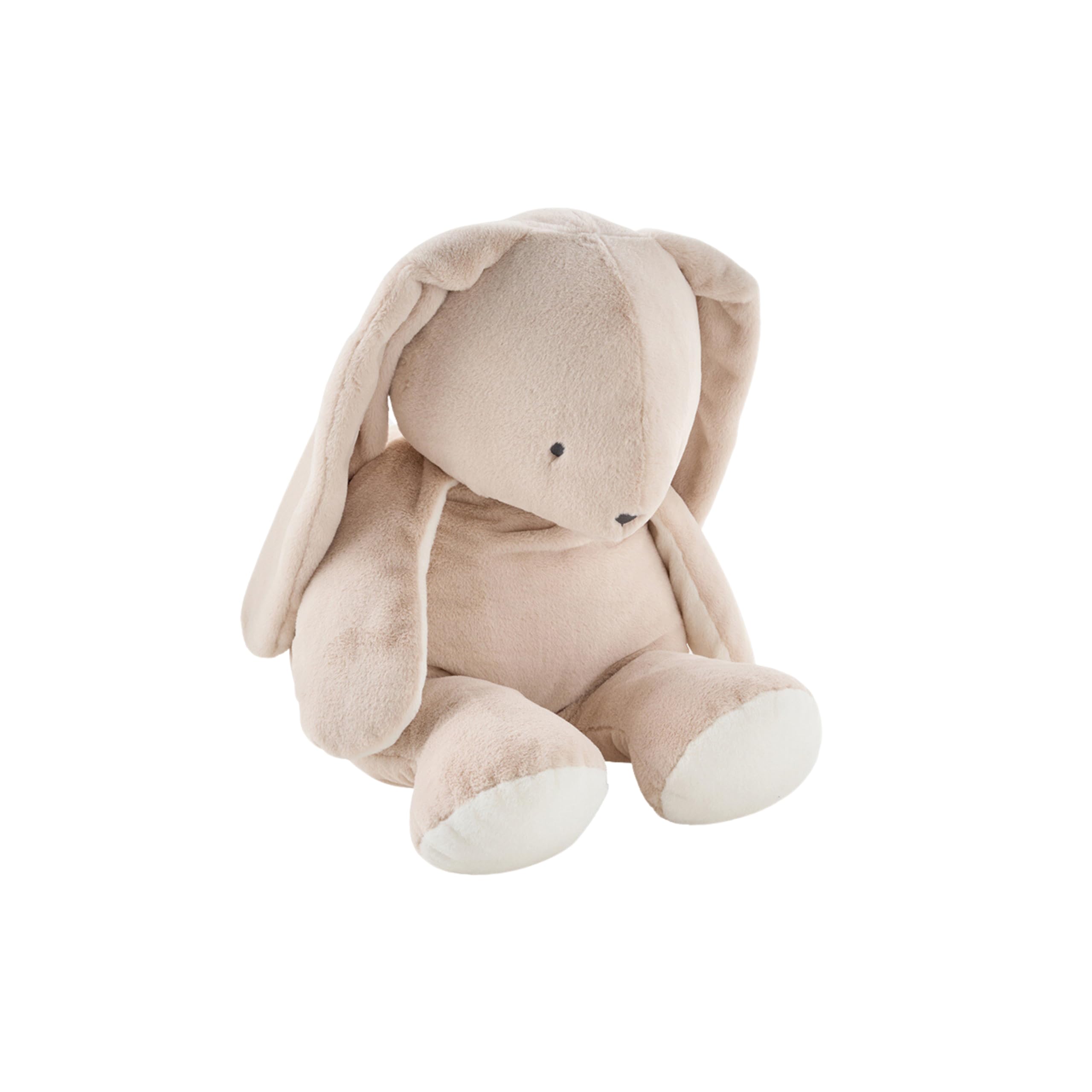 Noukie's - Peluche morbido - 80 cm - Large - coniglio beige moka - giocattolo per bambini e neonati - regalo di nascita