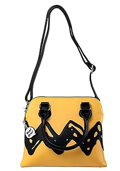 バッグ PEANUTS Amazon.com: Loungefly x Peanuts Charlie Brown Zig-Zag Cross