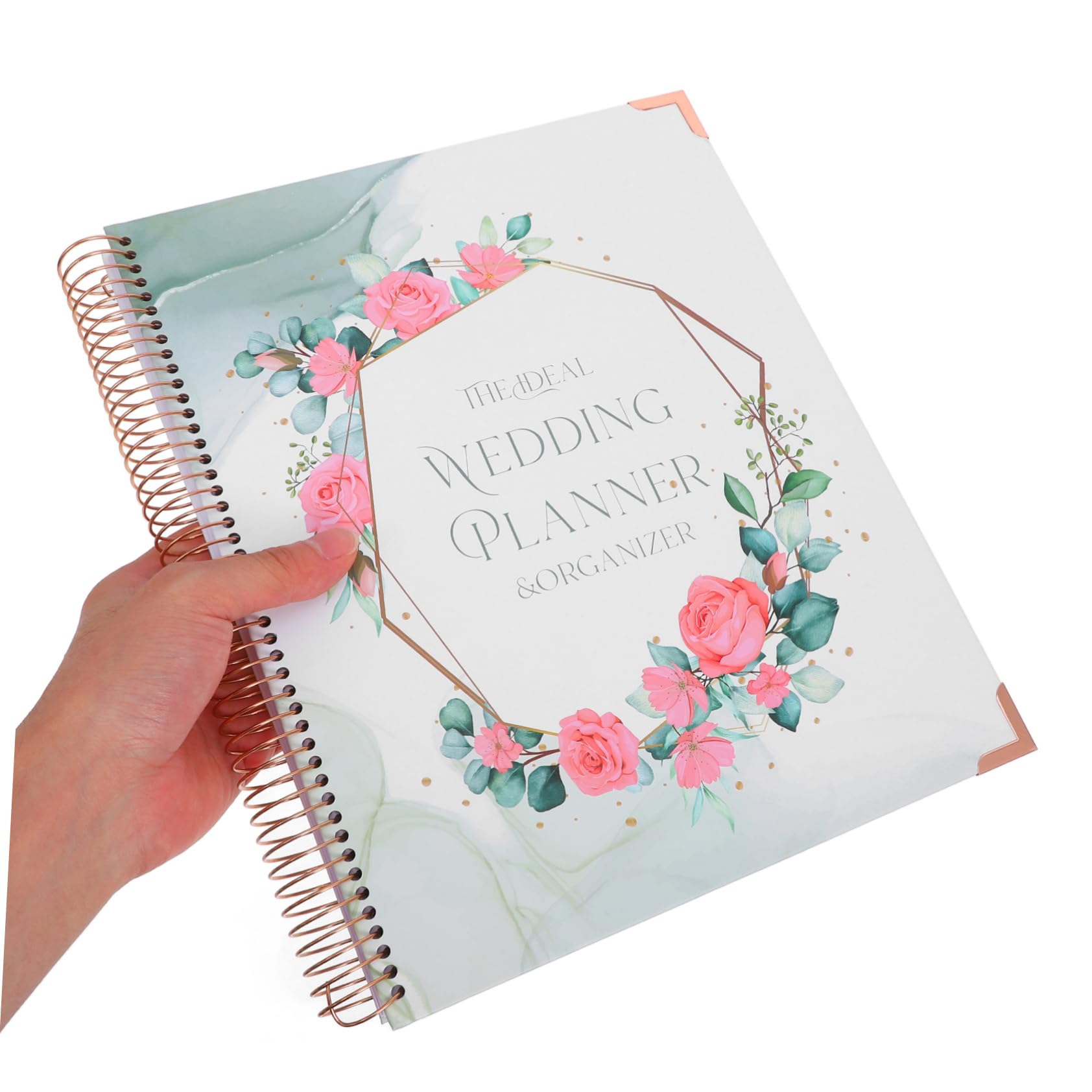 jojofuny Hochzeitsplaner Buch aus Papier mit Budgetplanung Verlobungsbereich und Notizbuch Design für Verlobung und Hochzeitsorganisation