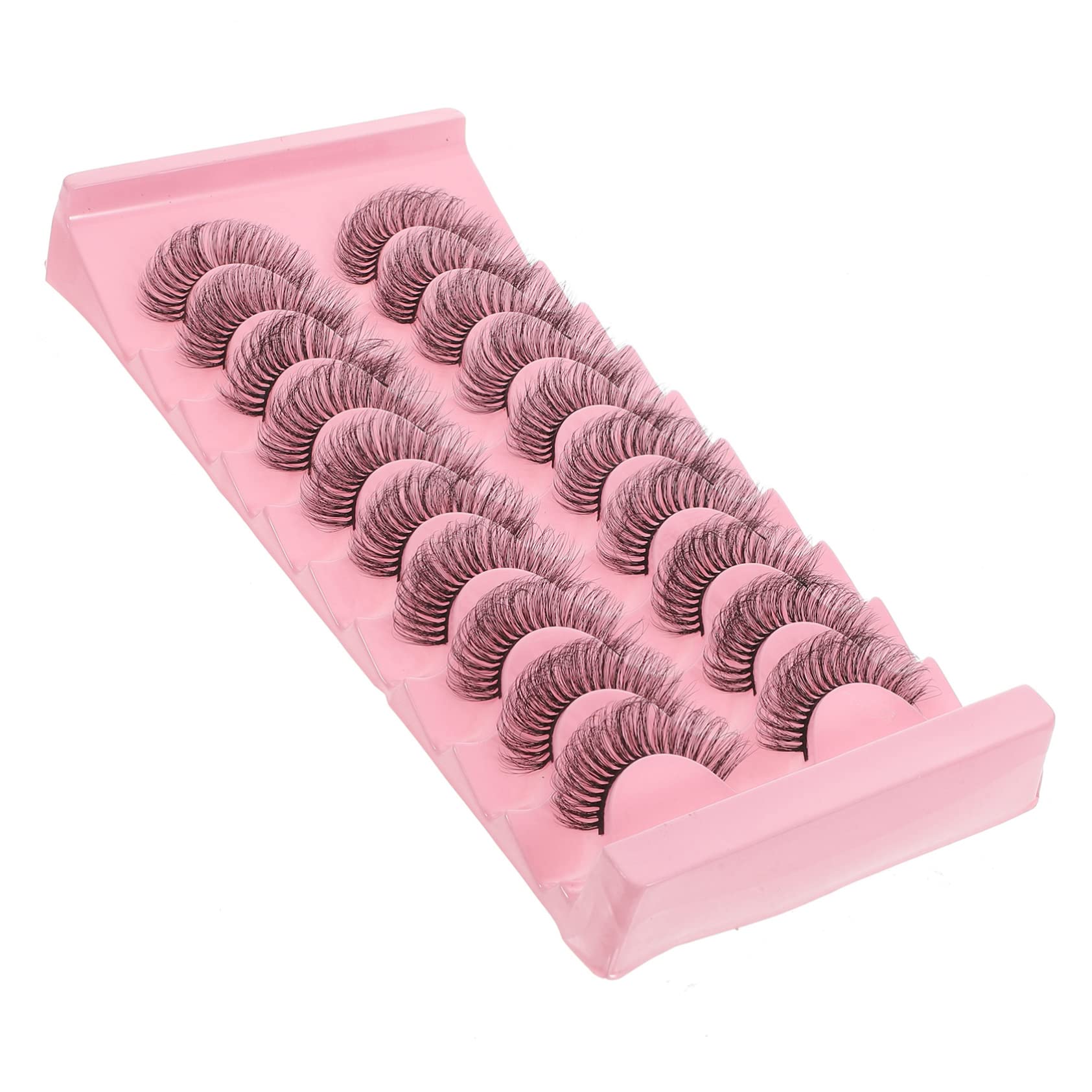 FRCOLOR 40 Paia Ciglia finte Ciglia estensioni delle ia lunghe ia finte piene naturali per le donne ia naturali Riccio Accessori 7d Imitazione