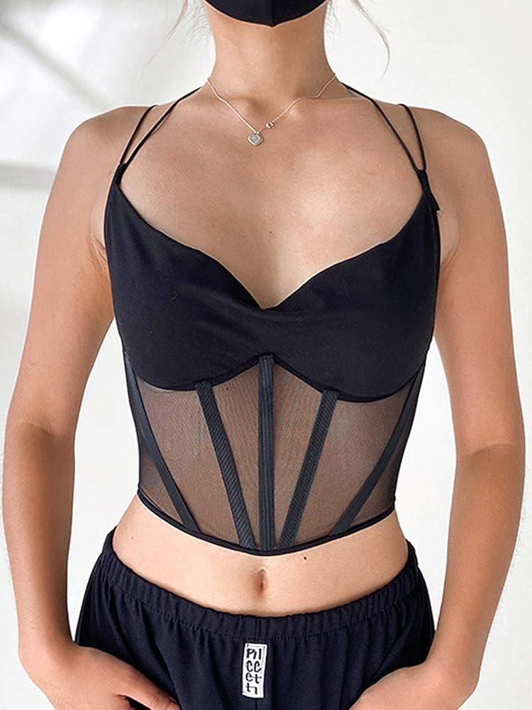 Modegal corset crop top Clearance