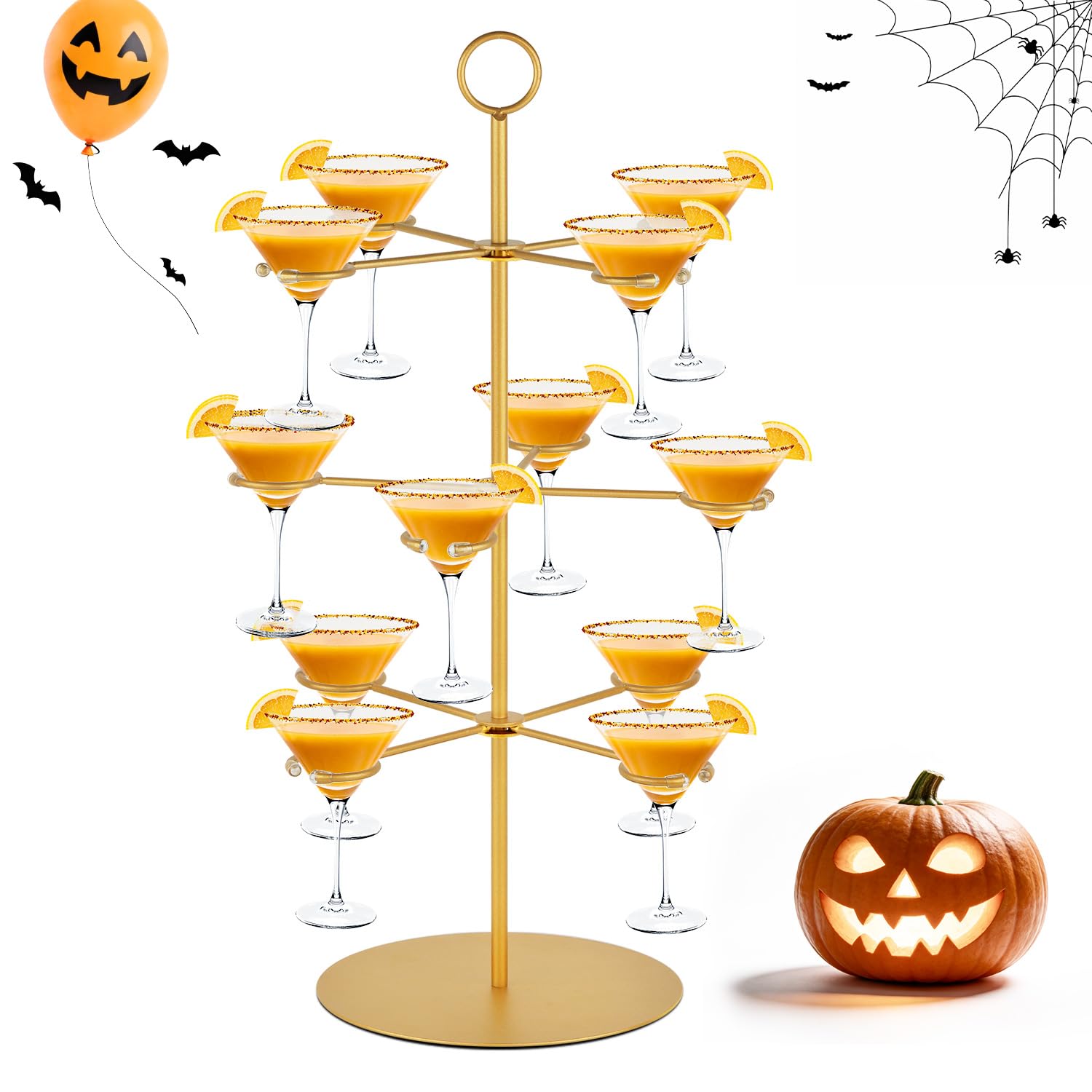 QPIX Champagne Tower - 12 Glass Holder for Parties -1 QPIX Champagne Tower - 12 Glass Holder for Parties -1