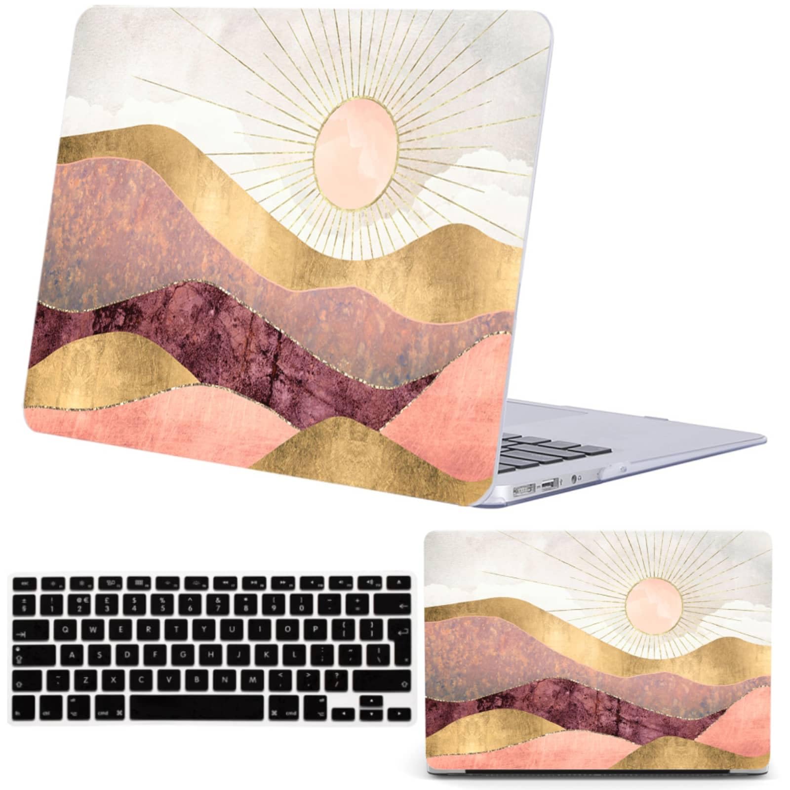 Funda MacBook Neo 13 modelo A3404 carcasa rígida chip A18 Pro año 2026 montaña 8