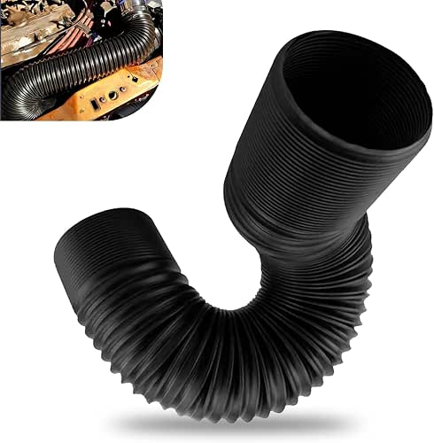 Car Air Intake Pipe, 3" Anti-leak Water-proof Cold Air Conduction