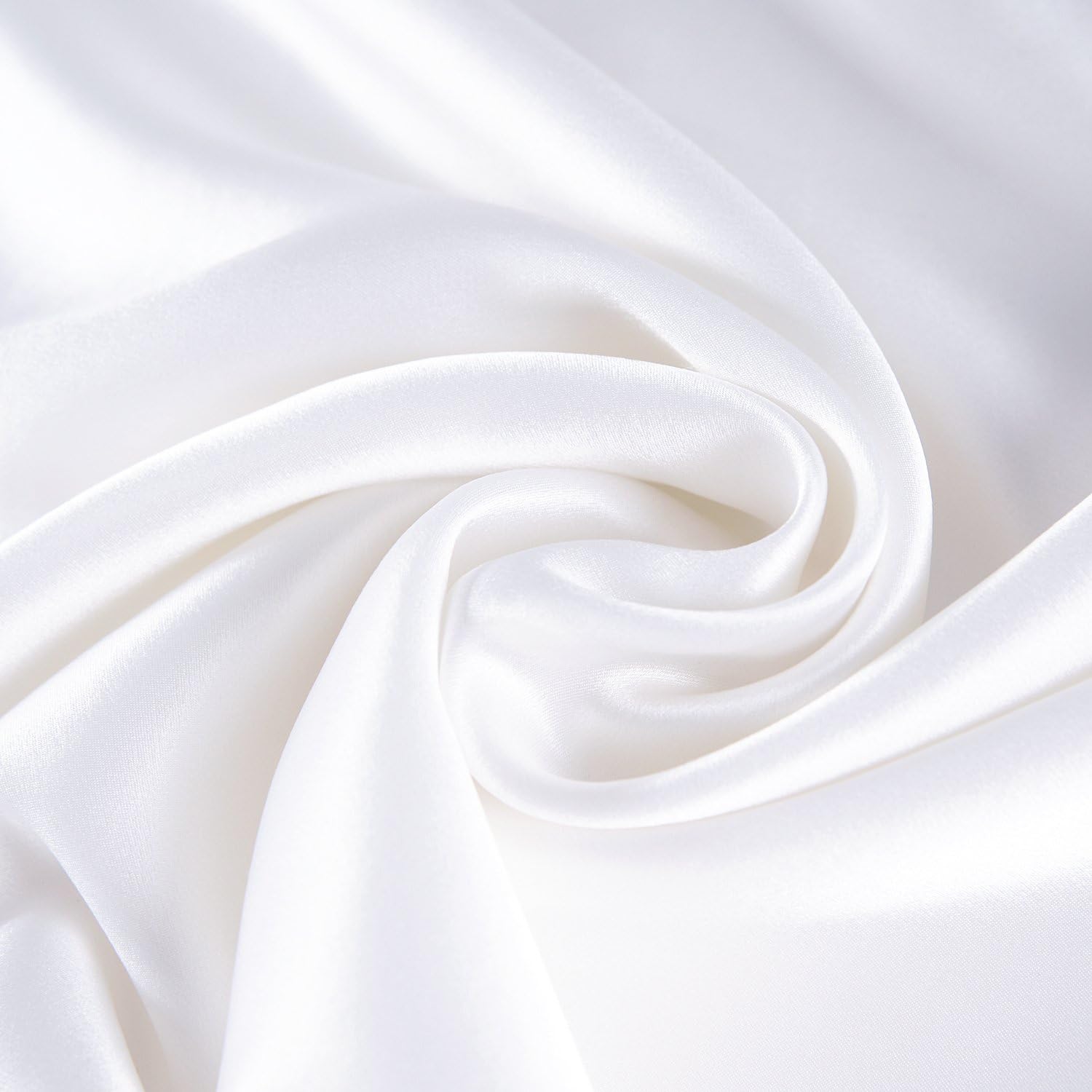 townssilk Both Side 100% 19mm Silk Pillowcase 40x60cm size Pillow Case Cover with Hidden Zipper White - Image 5