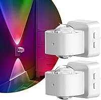 Vista 15 de L LOHAS LED Night Light Projector, Night Lights Plug into Wall, 2000K/3000K/5000K Adjustable Color Temperature Nightlight, Rotating Nightlight with