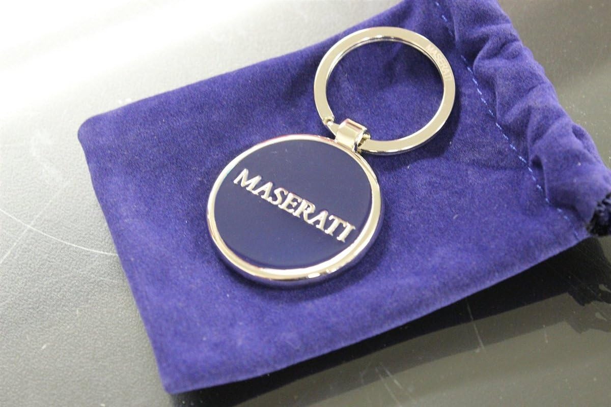 Authentic Maserati Blue Corporate Key Ring/Key Chain 2018276