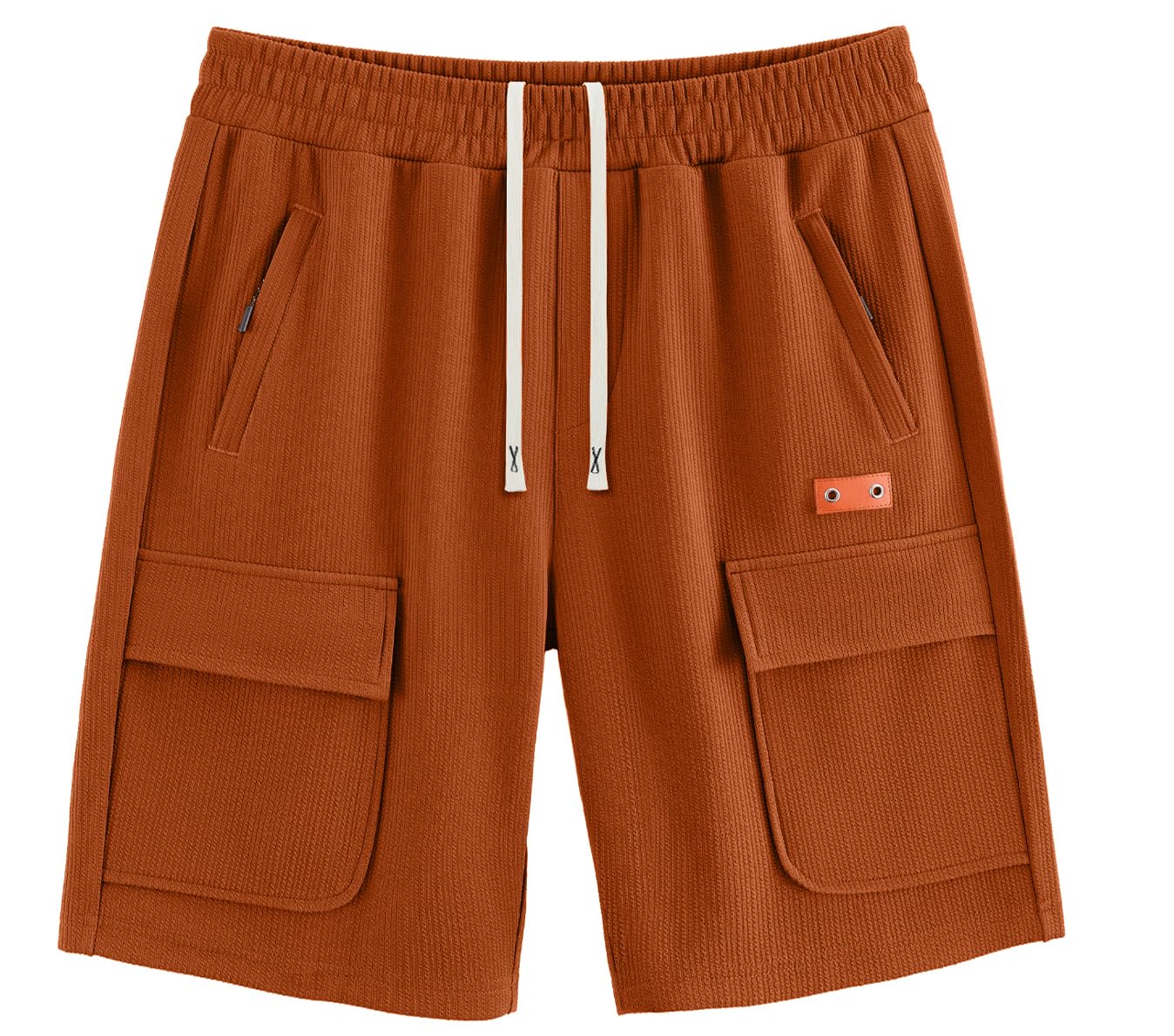 APTRO Kurze Hosen Herren Shorts mit Reißverschlusstasche Freizeitshorts Elastische Taille