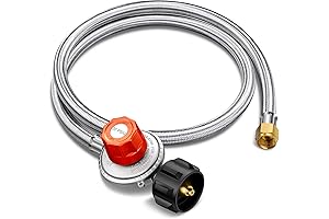 High Pressure Adjustable Propane Regulator with Hose