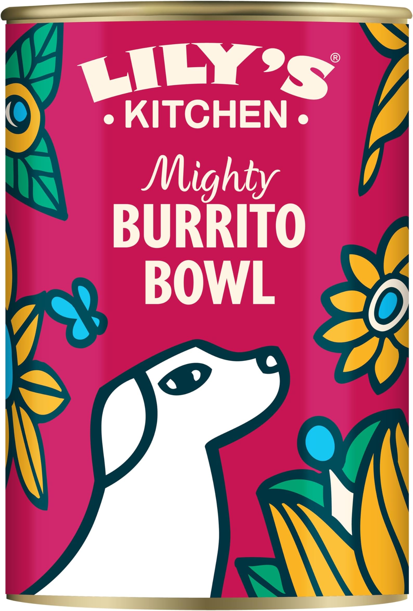 Lily's Kitchen Mighty Burrito Bowl - Complete Adult Vegan Wet Dog Food (6 x 400g)