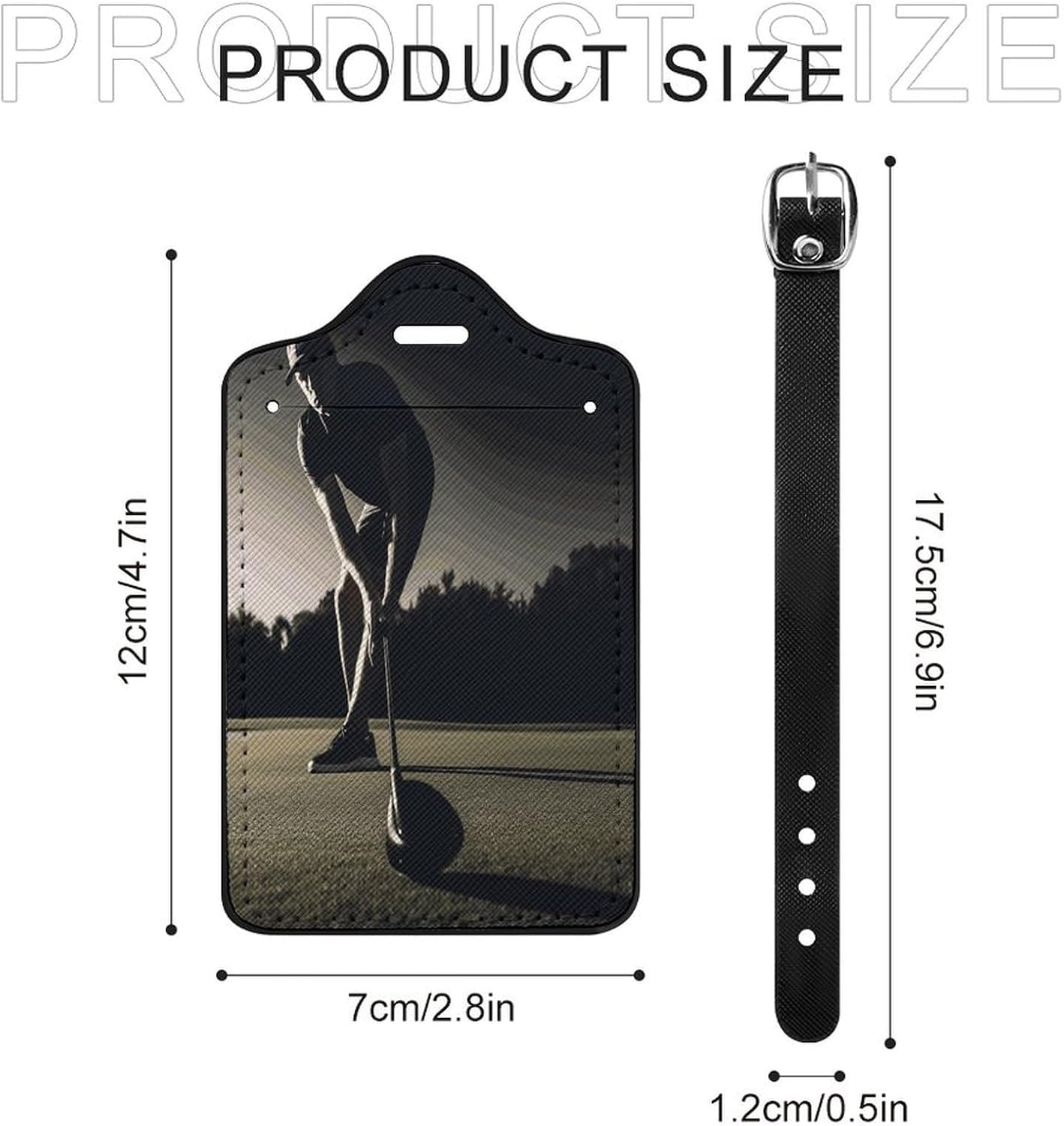 Durable Leather Luggage Tags for Suitcases Bag Tags Travel Tag image 2