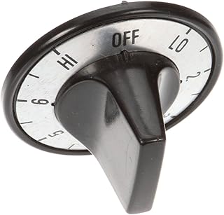 Crown Verity ZHW-10518 Control Knob, Silver, Numbered, 9