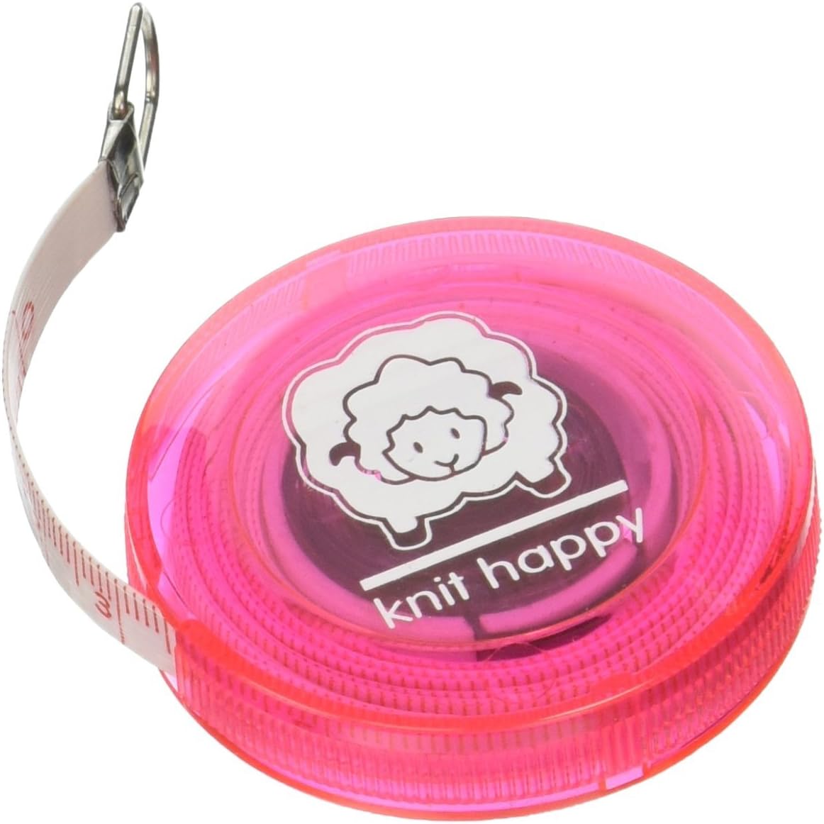 Knit Happy Tape Measure 60"-Pink