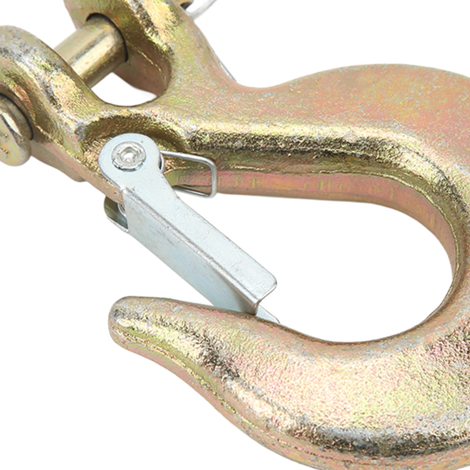 Gancio a Forcella in Acciaio Legato, Gancio a Forcella da 4 Pezzi 1/4in 2750lbs Capacità Gancio di Presa in Acciaio Forgiato Per Impieghi Gravosi Per Sollevamento Per Sollevamento in Fabbrica, Rimorch