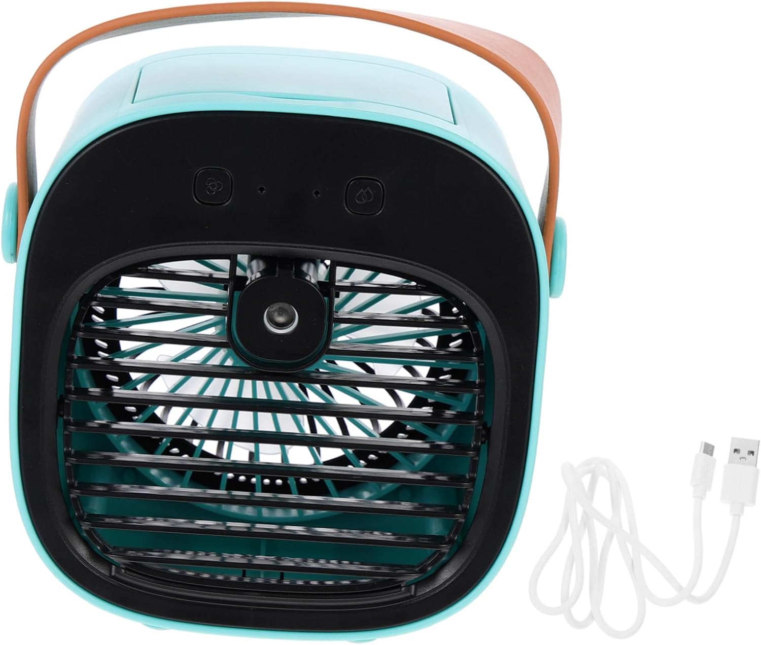 USB Rechargeable Portable Table Fan Lightweight Air Circulator Convenient Cooling for Office Travel Bedroom with Design and USB Compatibility