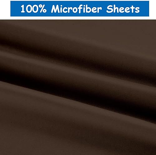 Miniatura 5 de Texas King - Juego de sábanas de 4 piezas de alta calidad que se adapta a colchones de hasta 22 pulgadas de profundidad, sábanas bajeras de