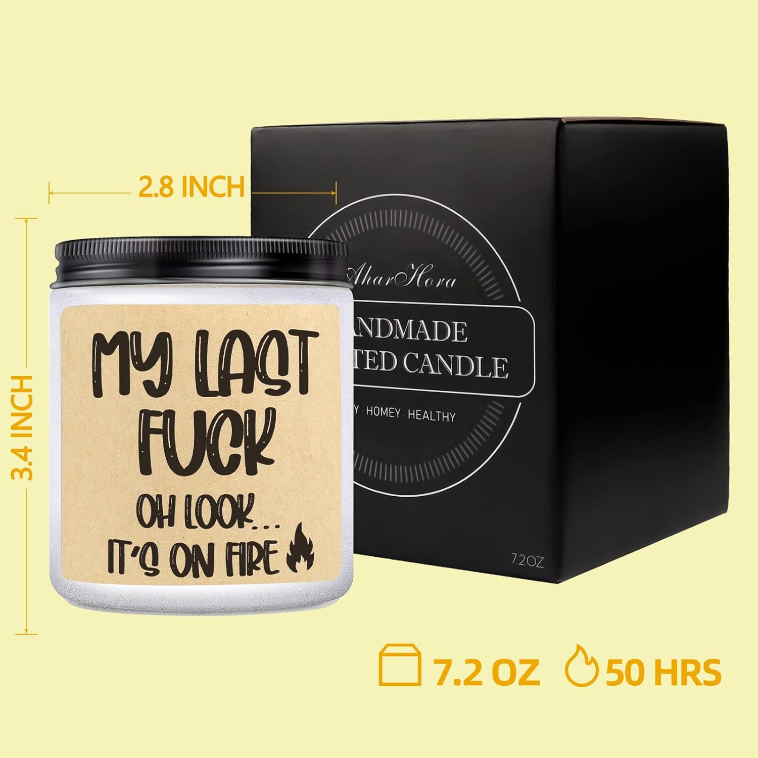 Funny Gift Candle for Her Humorous Unique Sarcastic Gifts for Best Friend Bestie Women Men Him BFF Coworker Birthday Friendship Female Joke - Image 3