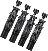 Deflator de Ar do Pneu Offroad, 4 Peças de Parada Automática Ajustável, Parafuso de Alcance de 10 a 30 Psi, Ferramenta para Baixo de Ar do Pneu Com Bolsa Com Zíper