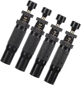 HEEPDD Ferramentas de Reparo de Pneus Parada Automática Parafuso de 10-30 PSI na Ferramenta de Ar para Baixo do Pneu para Caminhões Off Road 4x4 SUVs UTVs Kit de Válvula Deflatora de 4 Peças