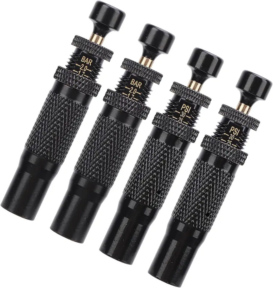 HEEPDD Ferramentas de Reparo de Pneus Parada Automática Parafuso de 10-30 PSI na Ferramenta de Ar para Baixo do Pneu para Caminhões Off Road 4x4 SUVs UTVs Kit de Válvula Deflatora de 4 Peças