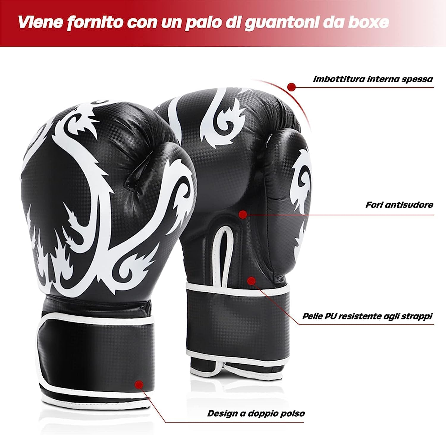 Dripex Sacco da Boxe da Terra, 178cm con Base a 19 Potenti Ventose Riempibile 80kg Sabbia Pugilato Kickboxing Autoportante MMA Thai per Adulti con Guantoni da Boxe (Spedizione in 2 Pacchi Separati)