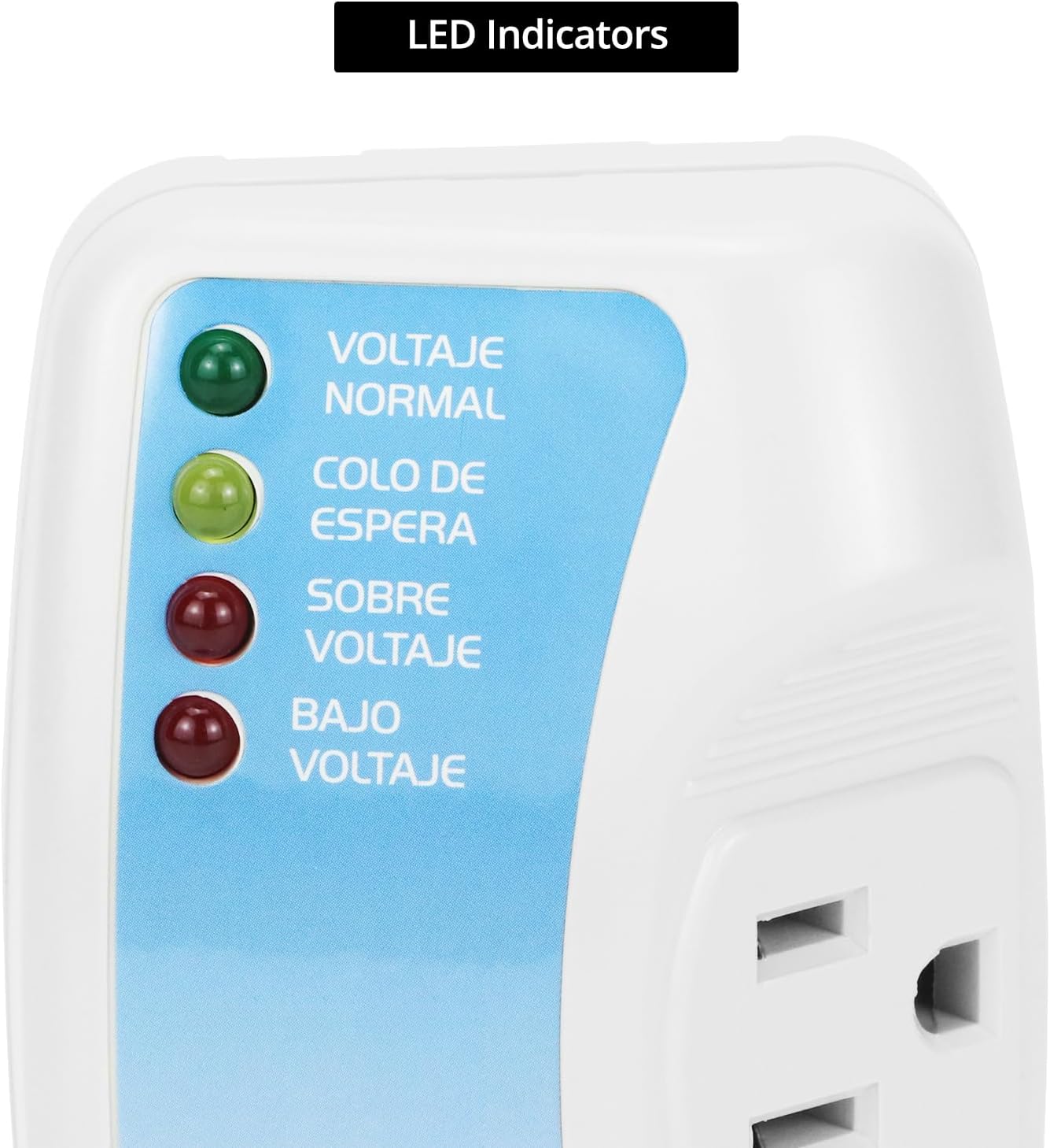 QWORK Voltage Protector 2-Pack for Major Appliances, 120V 1400W, Surge & Voltage Fluctuation Protection for Air Conditioners, TV/PC, Freezers - Image 7