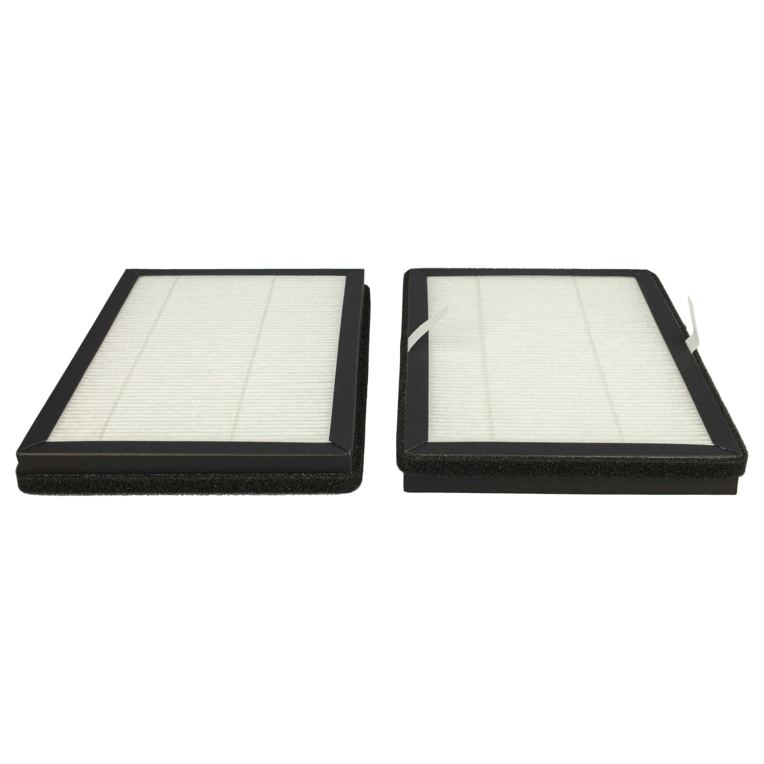 vhbw 2x filtre à particules compatible avec Rowenta Eclipse QU5030, QU5072, QU5060, QU5062 purificateur d'air, ventilateur