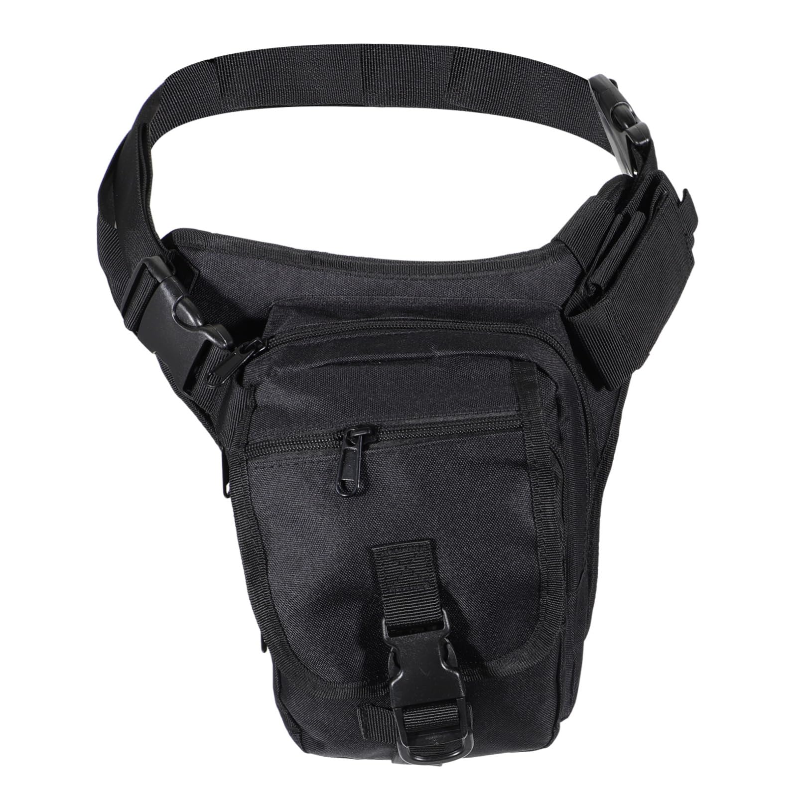 GANAZONO 1Pc Outdoor Waist Bag for Men and Women Durable Fanny Pack for Camping Hiking and Outdoor Activities Black