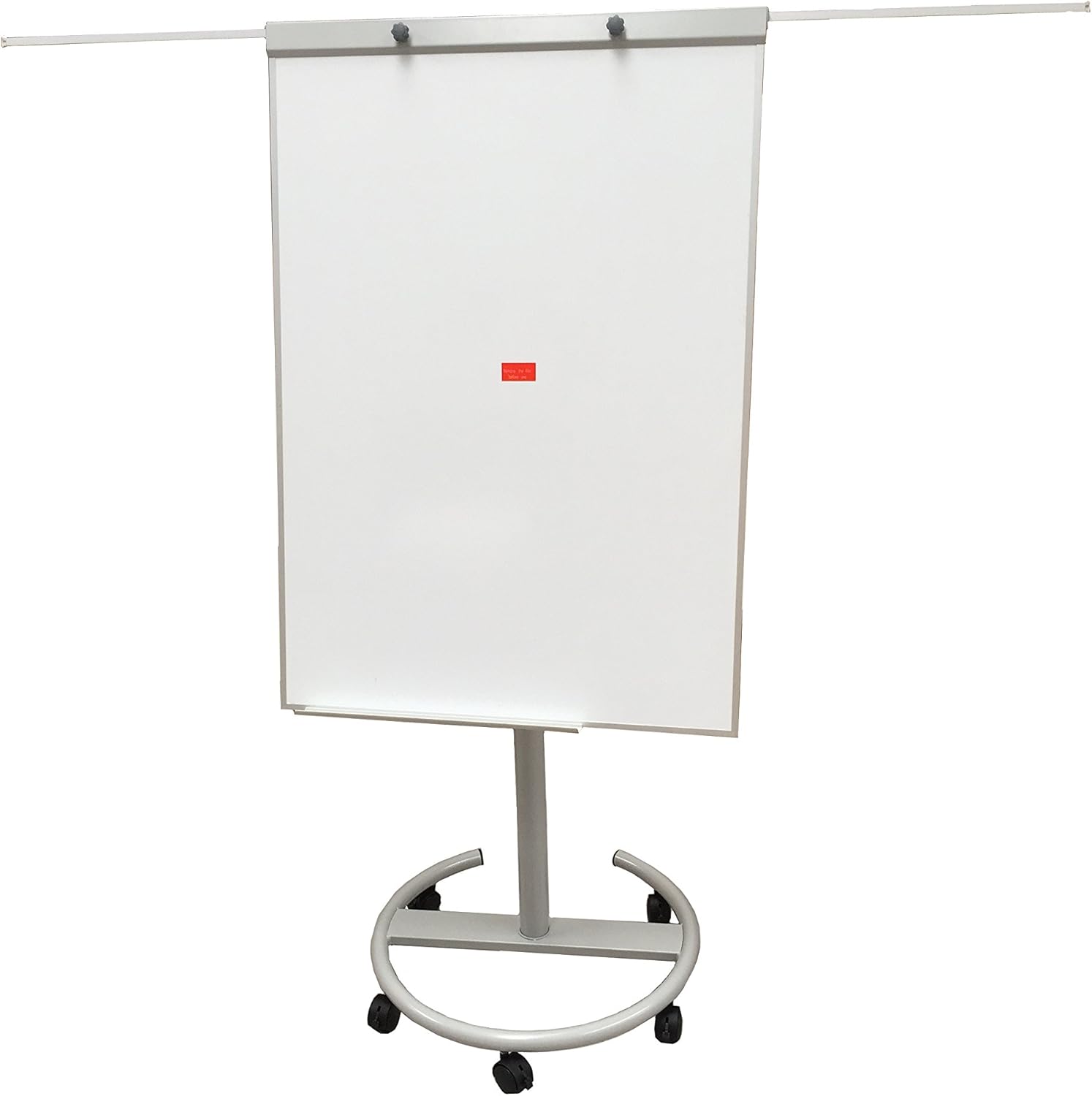 Linno® Quality Mobile Flip Chart Easel Whiteboard Presentation